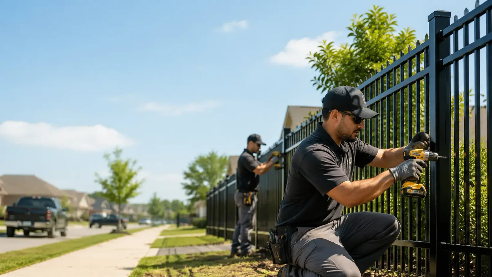 Metal Fence Installation in Youngsville, LA